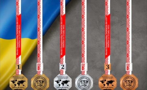 The official presentation of medals for the World Taekwon – Do GTF Championship 2022